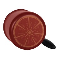 Fervedor 12cm Rochedo Facilita Vermelho Antiaderente